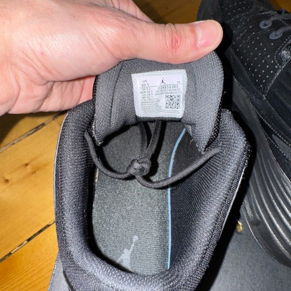 Jordan Men's Black Sneakers - Picture 5 of 6